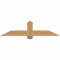 Ekena Millwork Eugene Smooth Timber Gable Bracket, Western Red Cedar, 60"W x 15"H x 5 1/2"D x 5 1/2"F, 6/12 Pitch GBW060X15X0606EUG00SWR - alternate 1